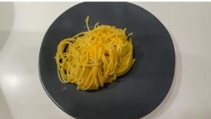 ספגטי ברוטב בטטה קרמי